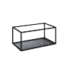 Elita LOOK Stelaż podszafkowy 80 BLACK z półką szklaną 167666/RE150800107160